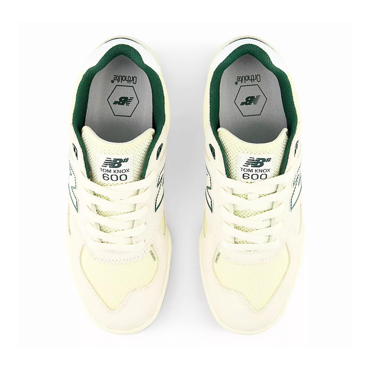 New Balance Numeric 600 Tom Knox Shoes - White / Green (NM600TTR)