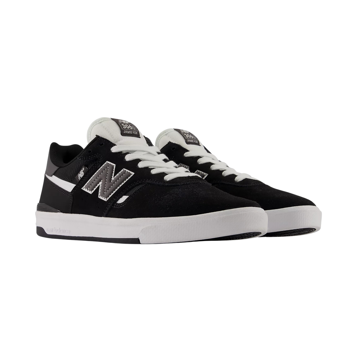 New Balance Numeric 306 Jamie Foy Cup Shoes - Black / White (UN306CXW)