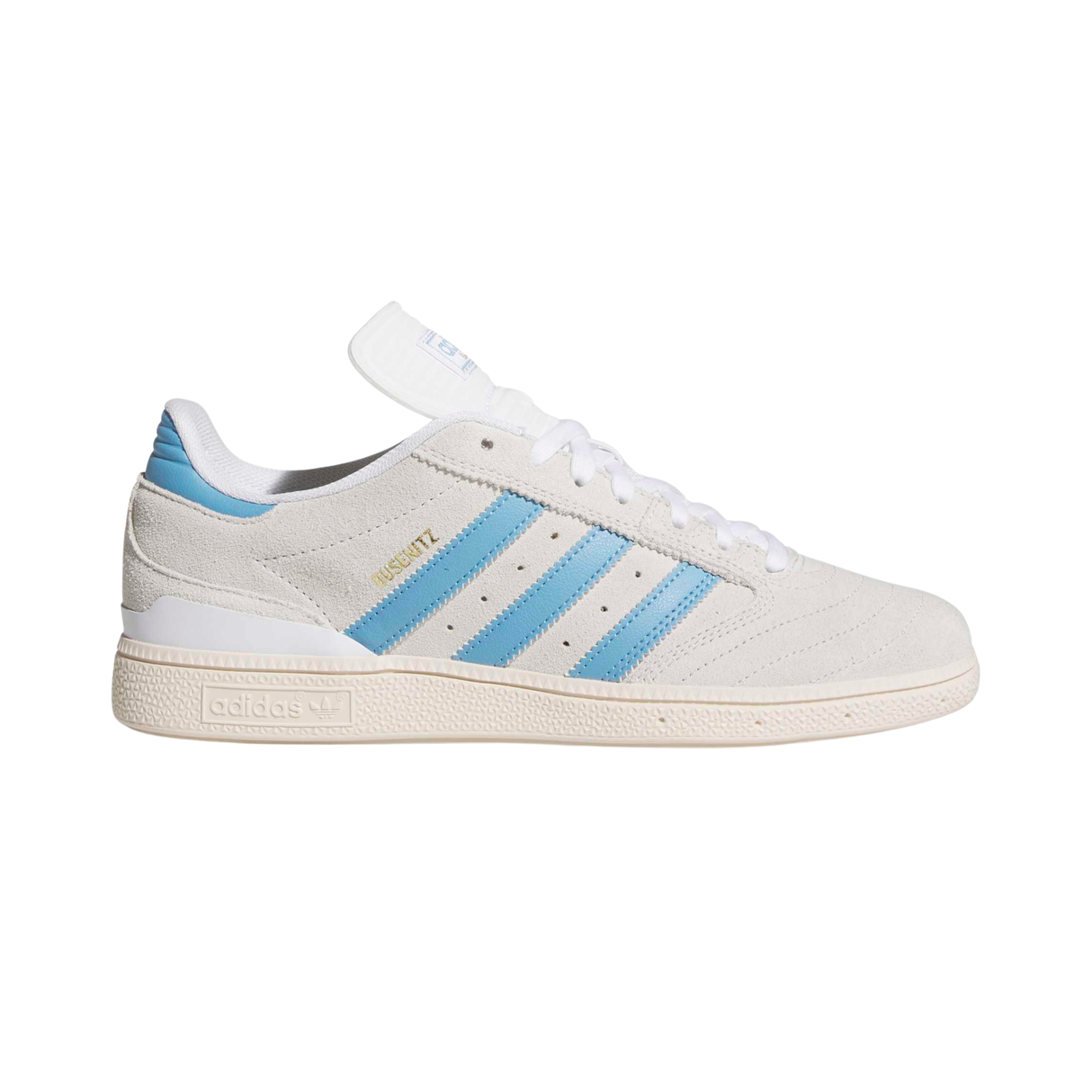 Adidas Skateboarding Busenitz Shoes - Grey One / Light Blue / Chalk White (KI7713)