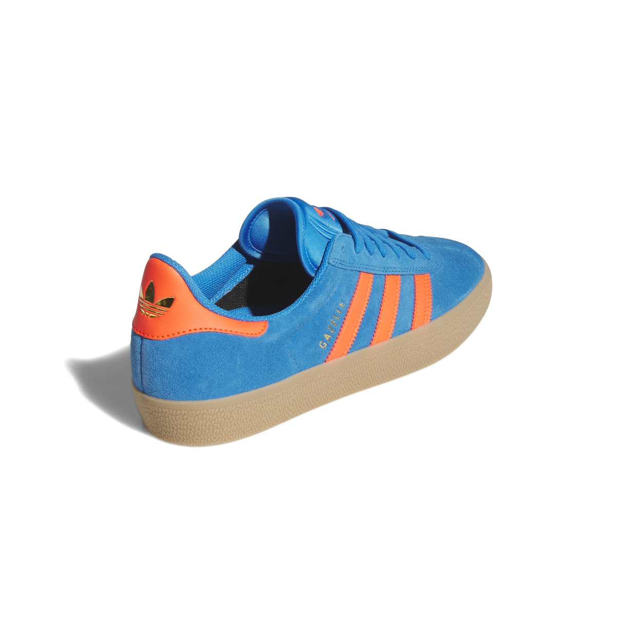 Adidas Skateboarding Gazelle ADV Shoes - Bright Blue / Solar Red / Gum4 (KJ0271)