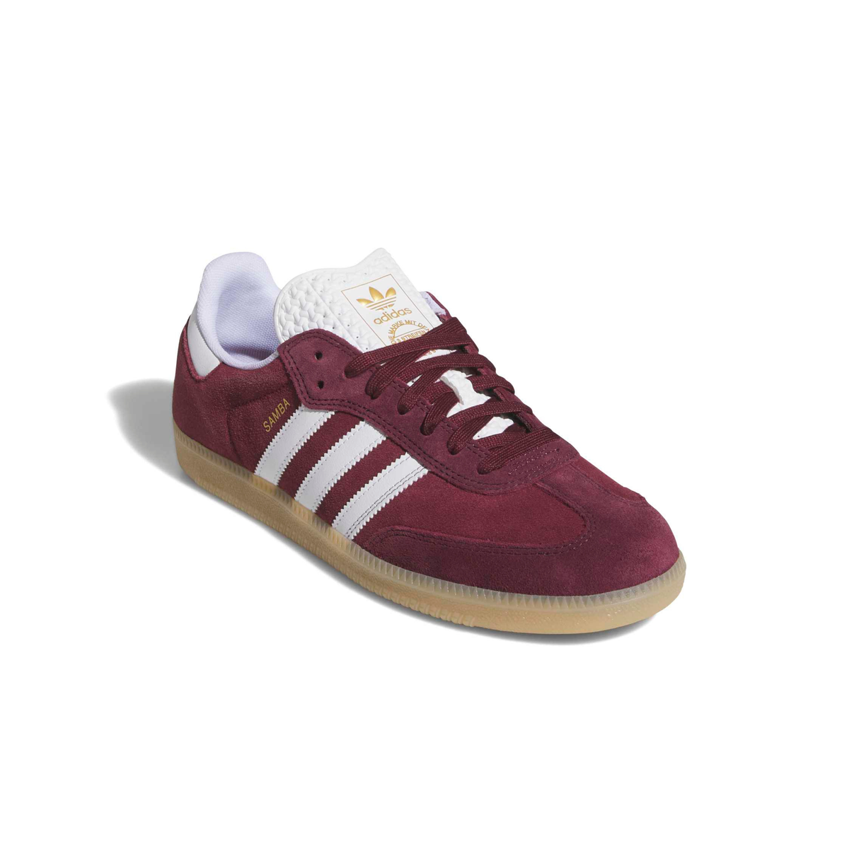 Adidas Skateboarding Samba ADV Shoes Trainers - Shadow Red / Footwear White / Maroon (KJ0265)