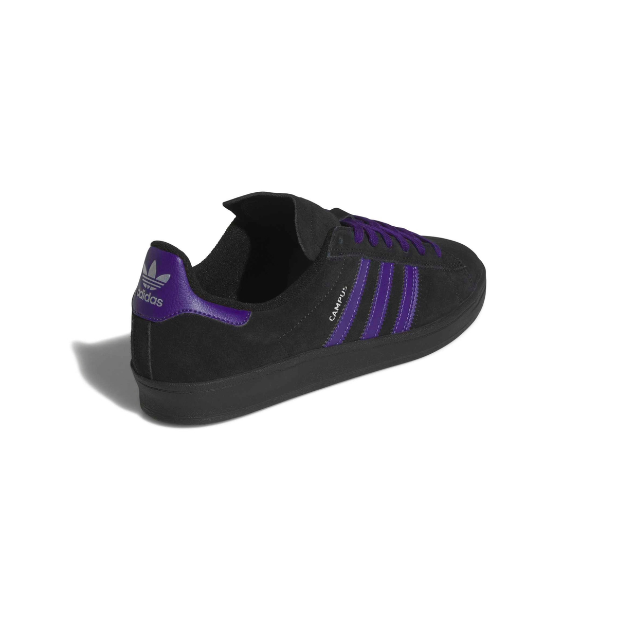 Adidas Campus ADV Shoes - Collegiate Purple / Core Black / Silver Metallic (KK0247)