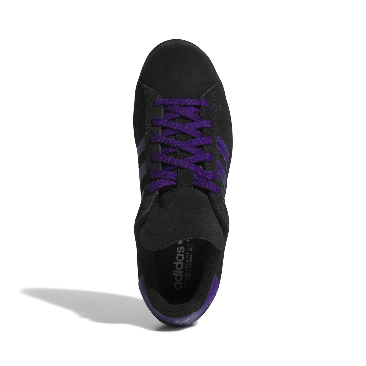Adidas Campus ADV Shoes - Collegiate Purple / Core Black / Silver Metallic (KK0247)