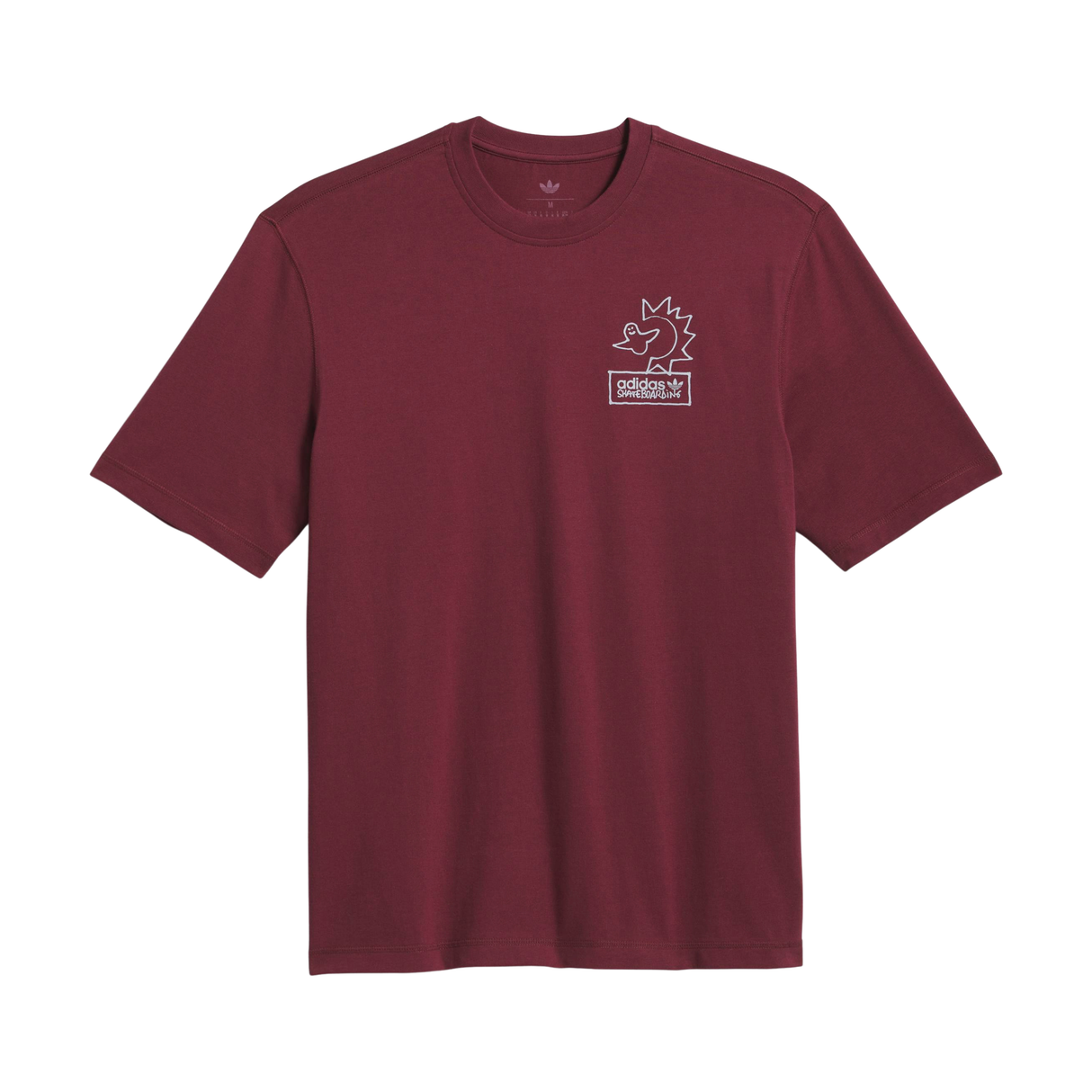 Adidas Skateboarding Gonz NA T-Shirt - Shadow Red / Halo Silver