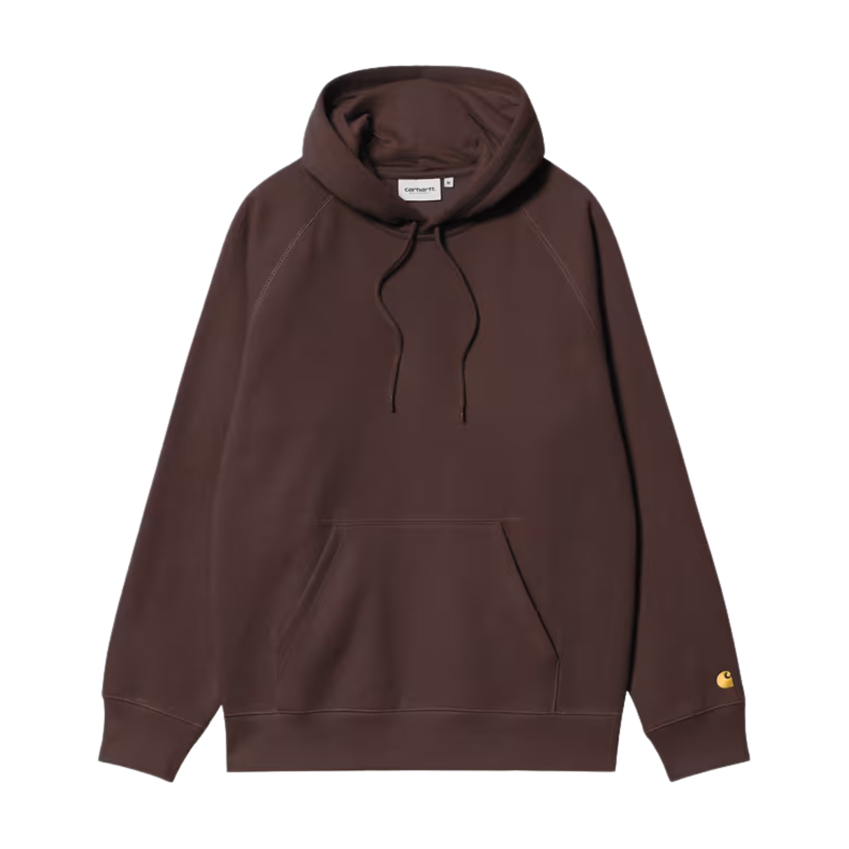 Carhartt WIP Hooded Chase Sweatshirt - Palisander / Gold