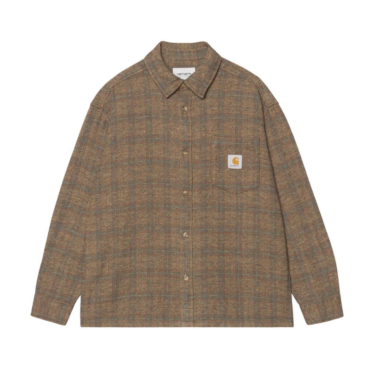Carhartt WIP Bagley Shirt - Bagley Check, Hamilton Brown