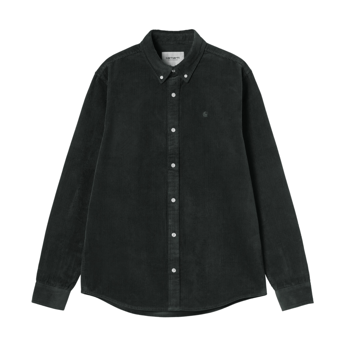 Carhartt WIP Madison Fine Cord Shirt - Raven