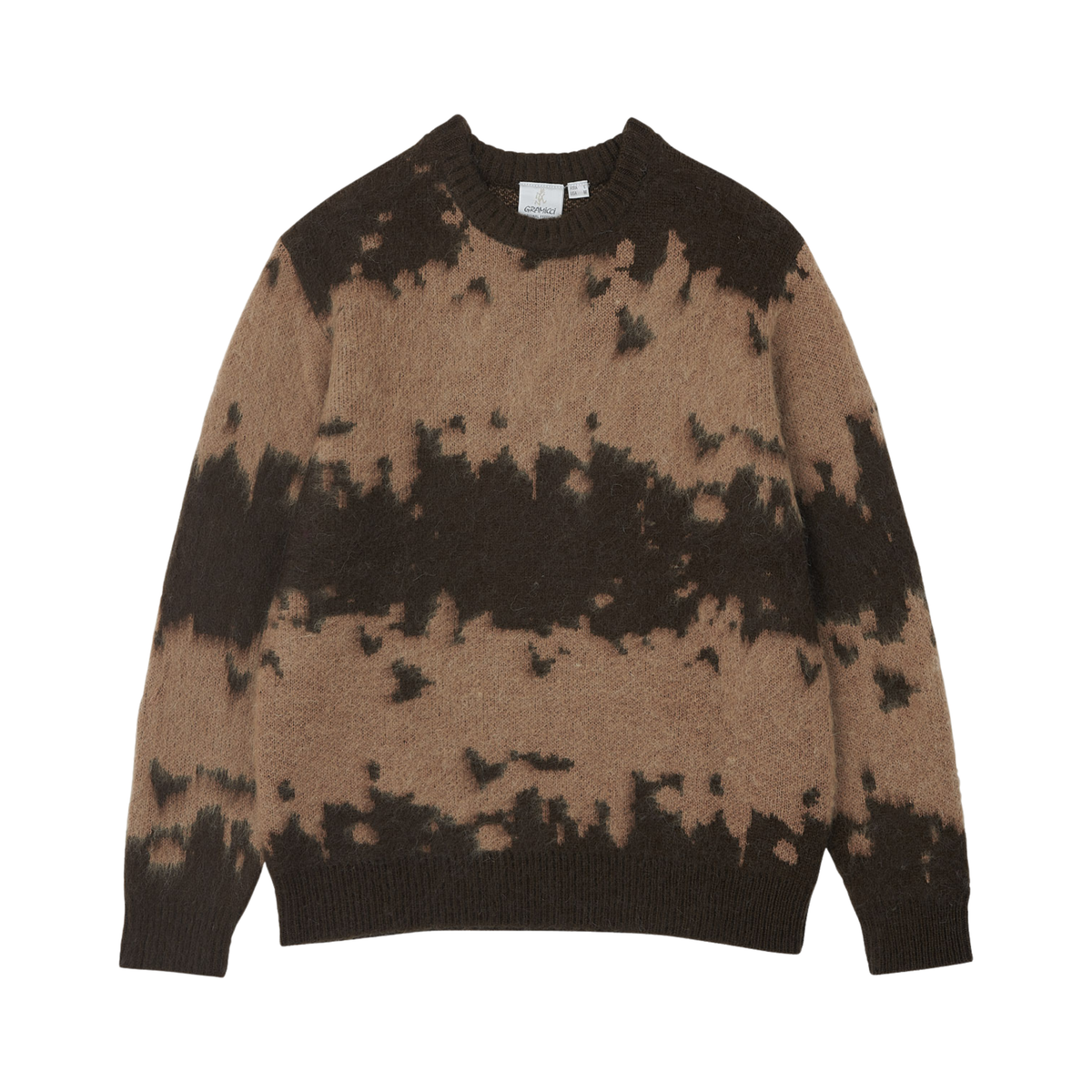 Gramicci Mohair Splatter Sweater Jumper - Taupe