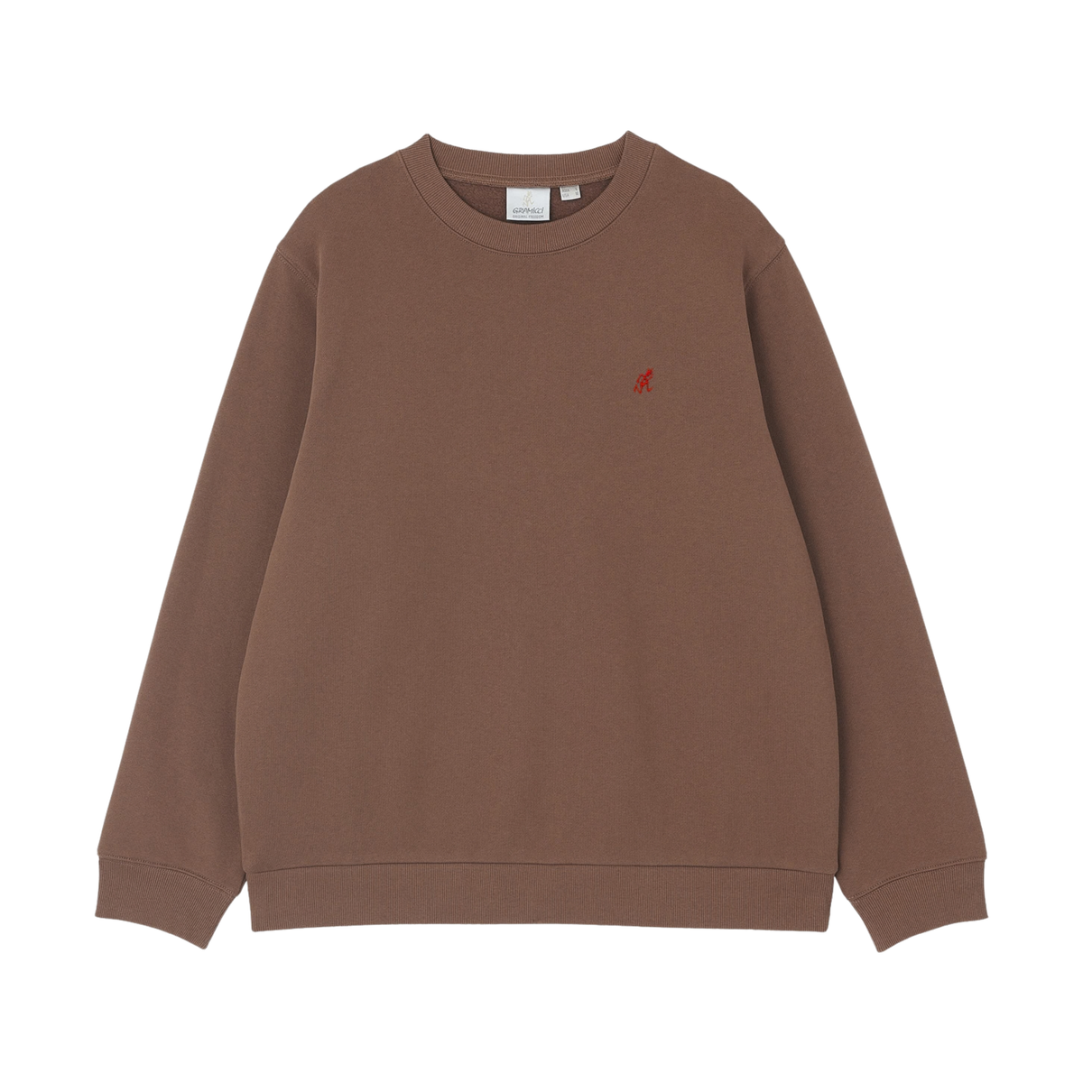 Gramicci One Point Crew Sweatshirt - Browm