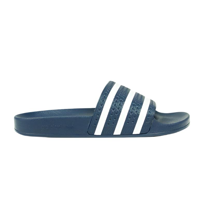 Adidas Adilette Sliders - Navy / White