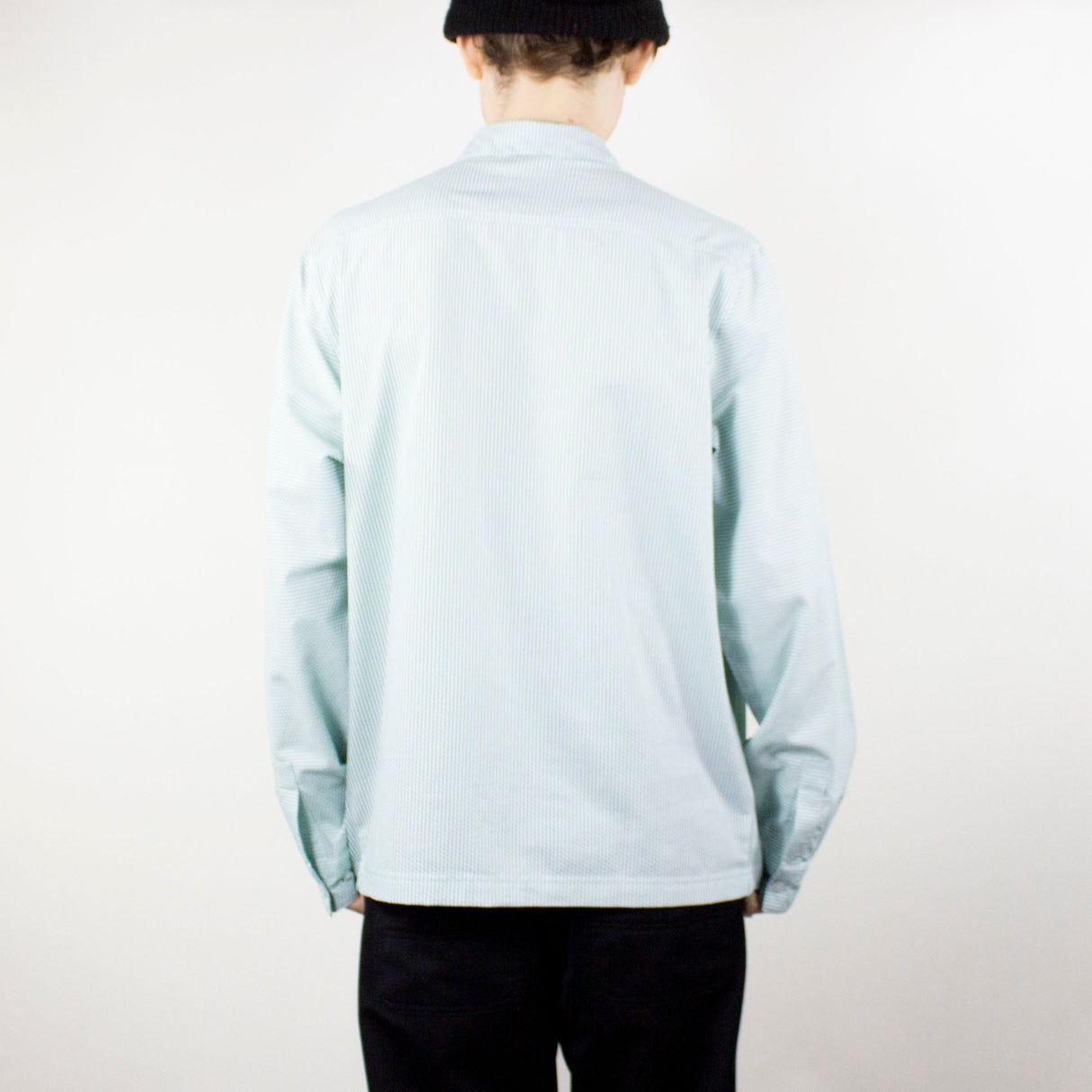 Adidas Shmoofoil Button Up Long Sleeve Shirt - Semi Court Green / White