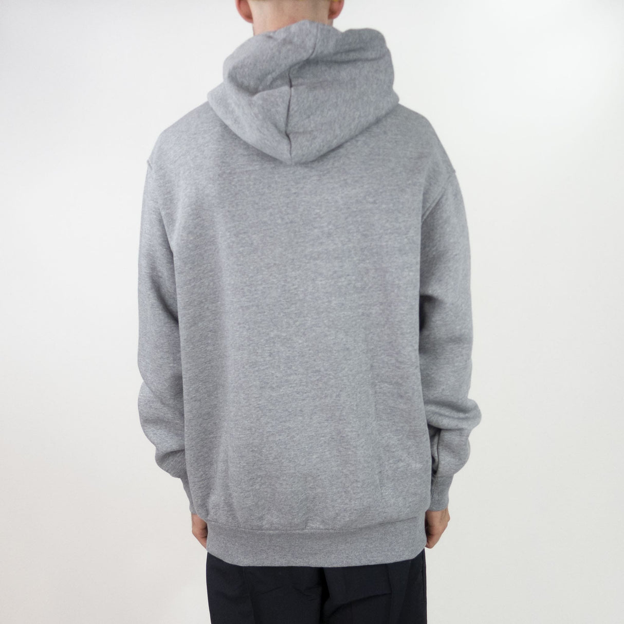 Adidas Shmoofoil Logo Hoodie - Core Heather / Collegiate Navy