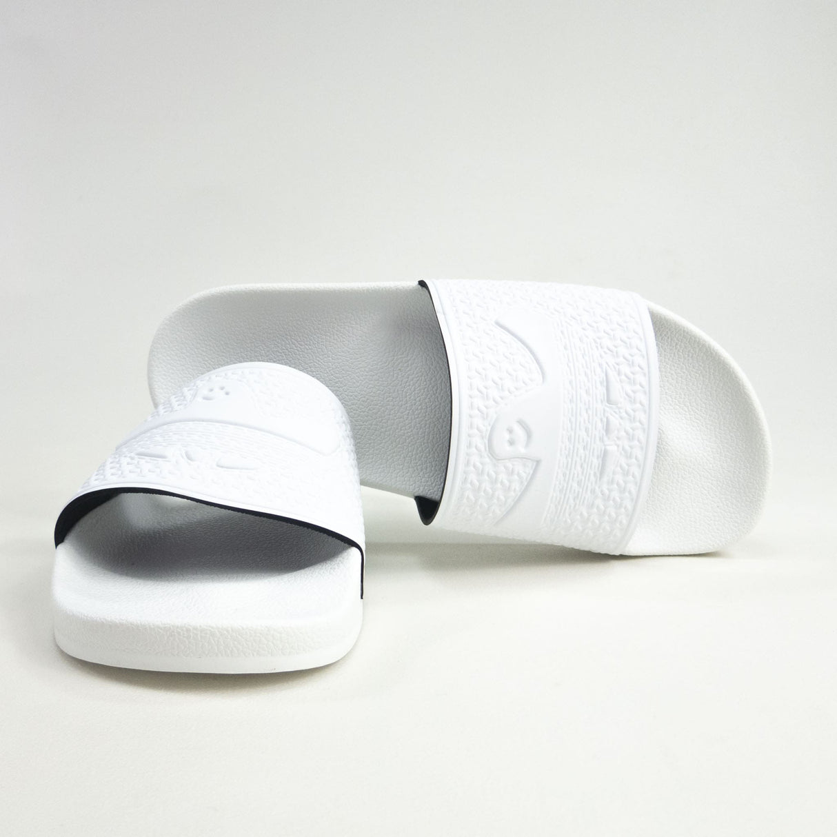 Adidas Shmoofoil Slides - White/White/White
