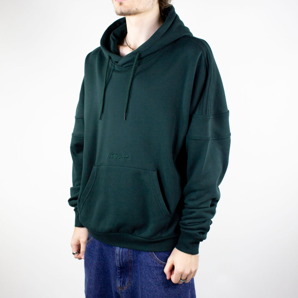Adidas Skateboarding CLR84 Challenger Hoodie - Shadow Green