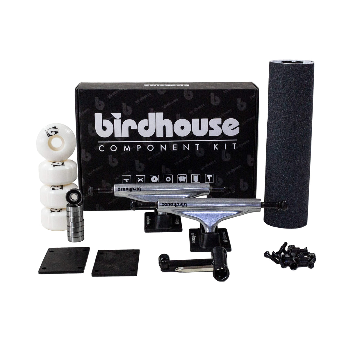 Birdhouse Component Kit 5.25 IN - Silver / Black