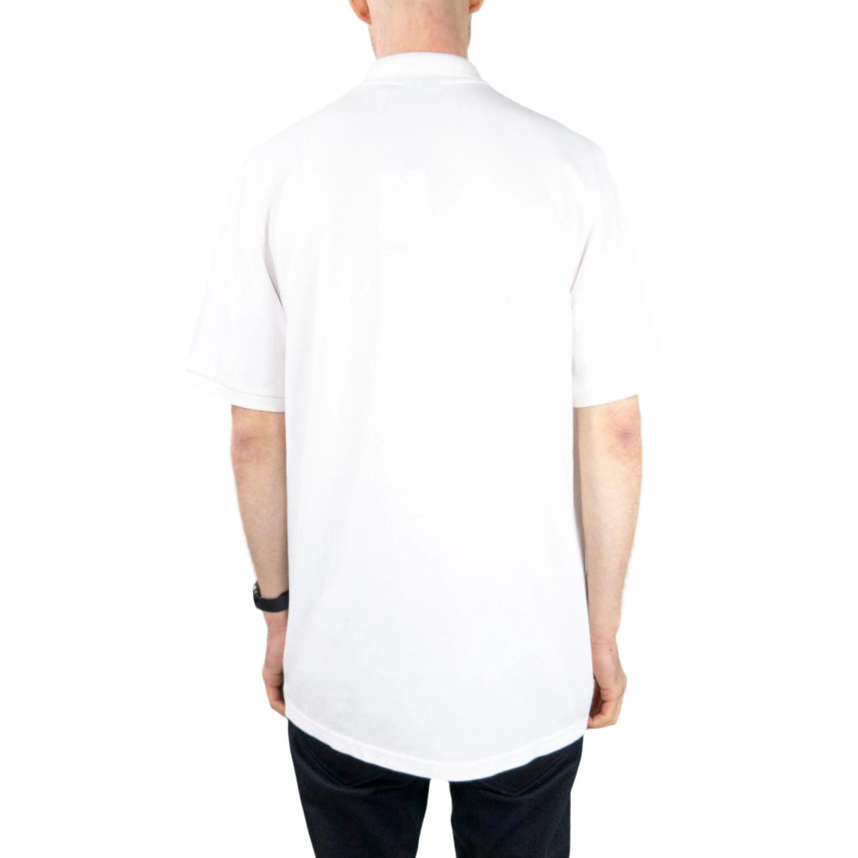 Carhartt WIP Chase Pique Polo T-Shirt - White/Gold