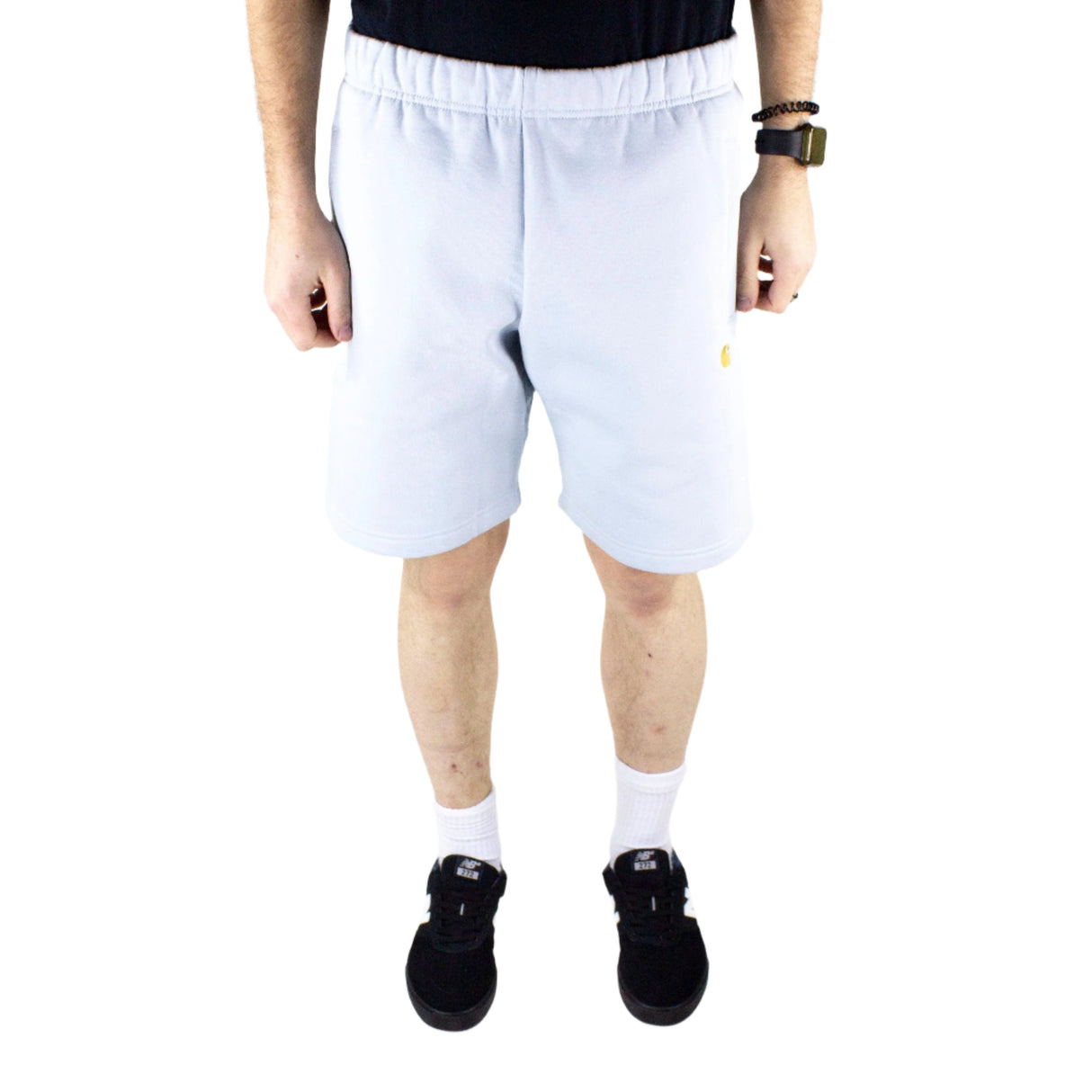 Carhartt WIP Chase Sweat Shorts - Icarus / Gold
