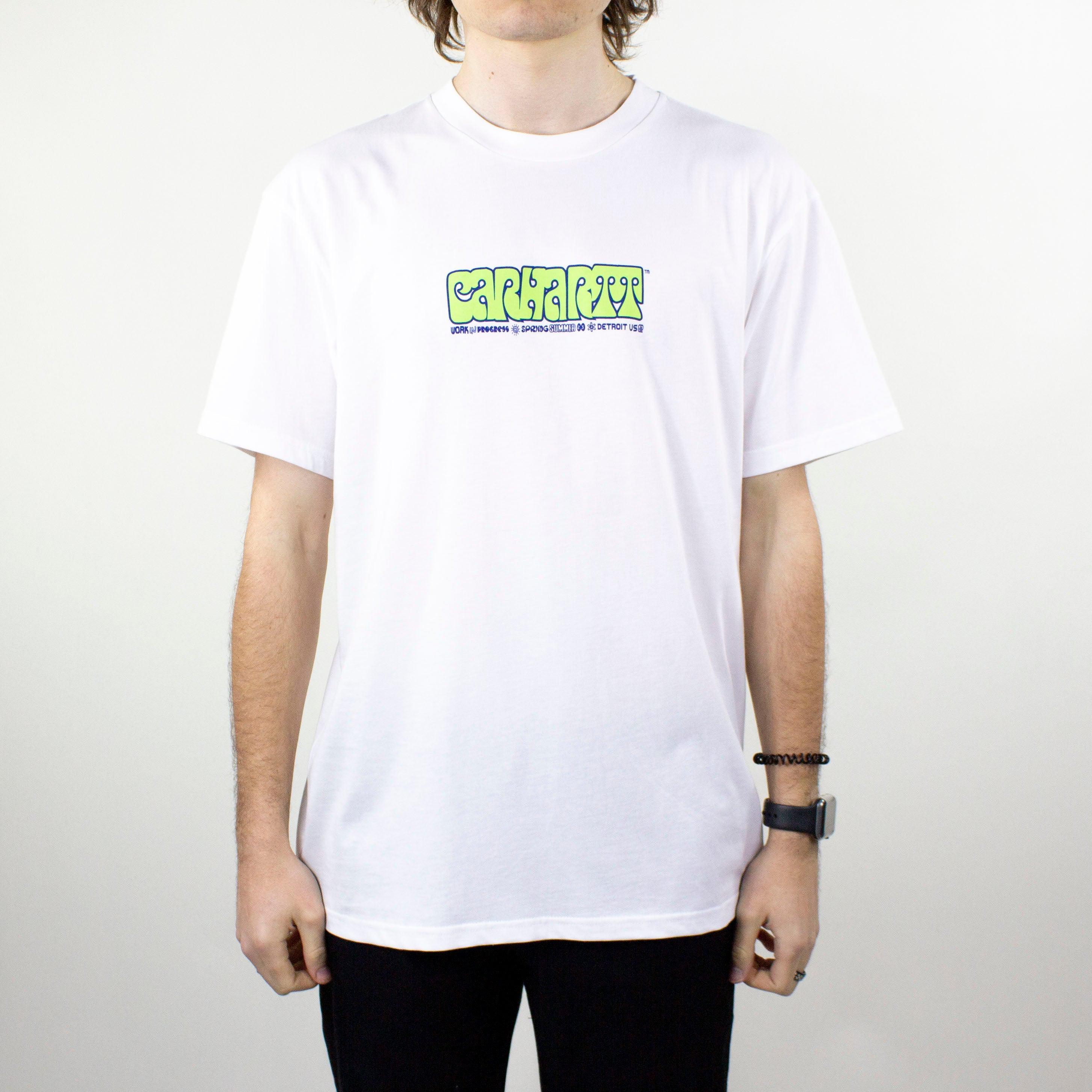 Carhartt WIP Heat Script T-Shirt - White exclusive at Remix