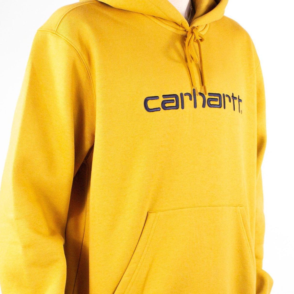Carhartt WIP Hooded Sweatshirt – Ochre / Dark Navy