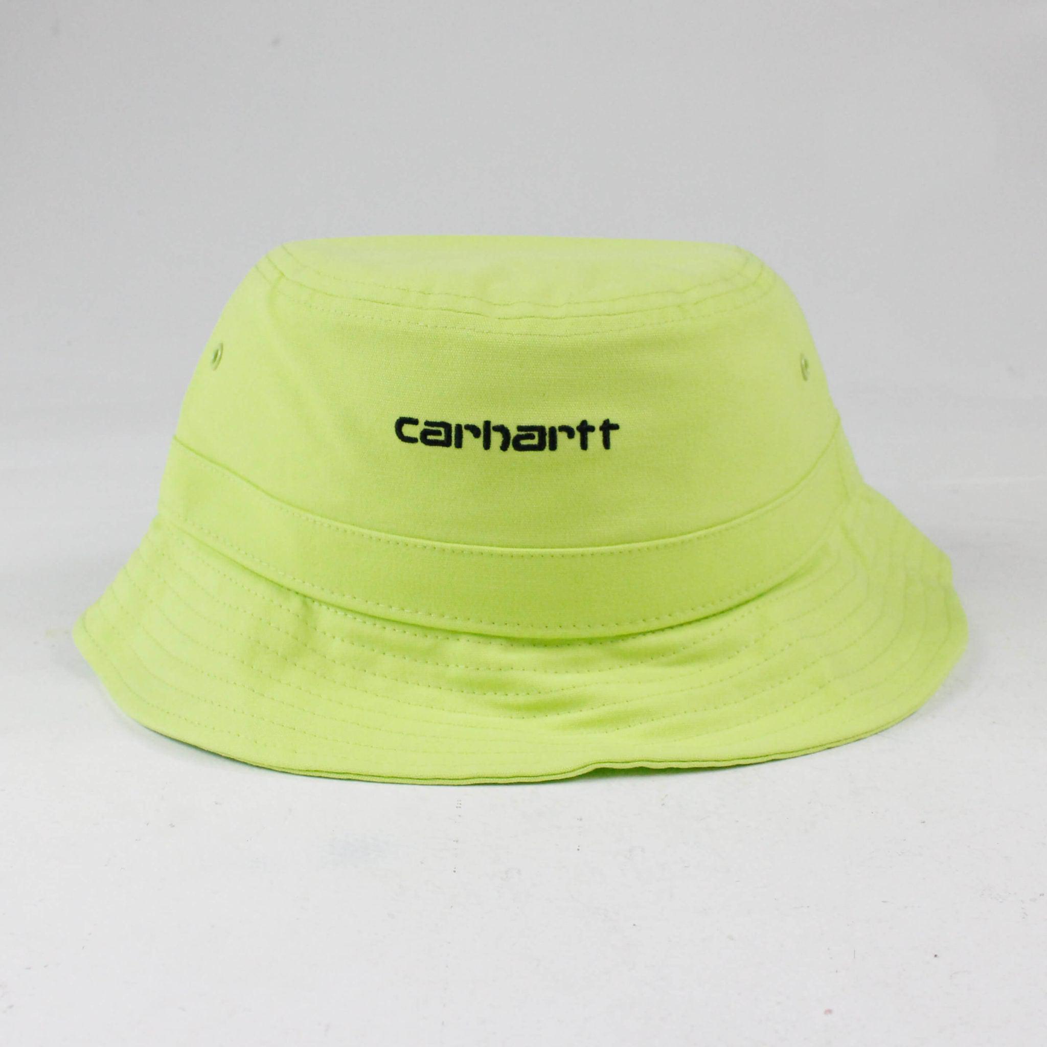 Carhartt WIP Script Bucket Hat - Lime / Black exclusive at Remix – Remix  Casuals