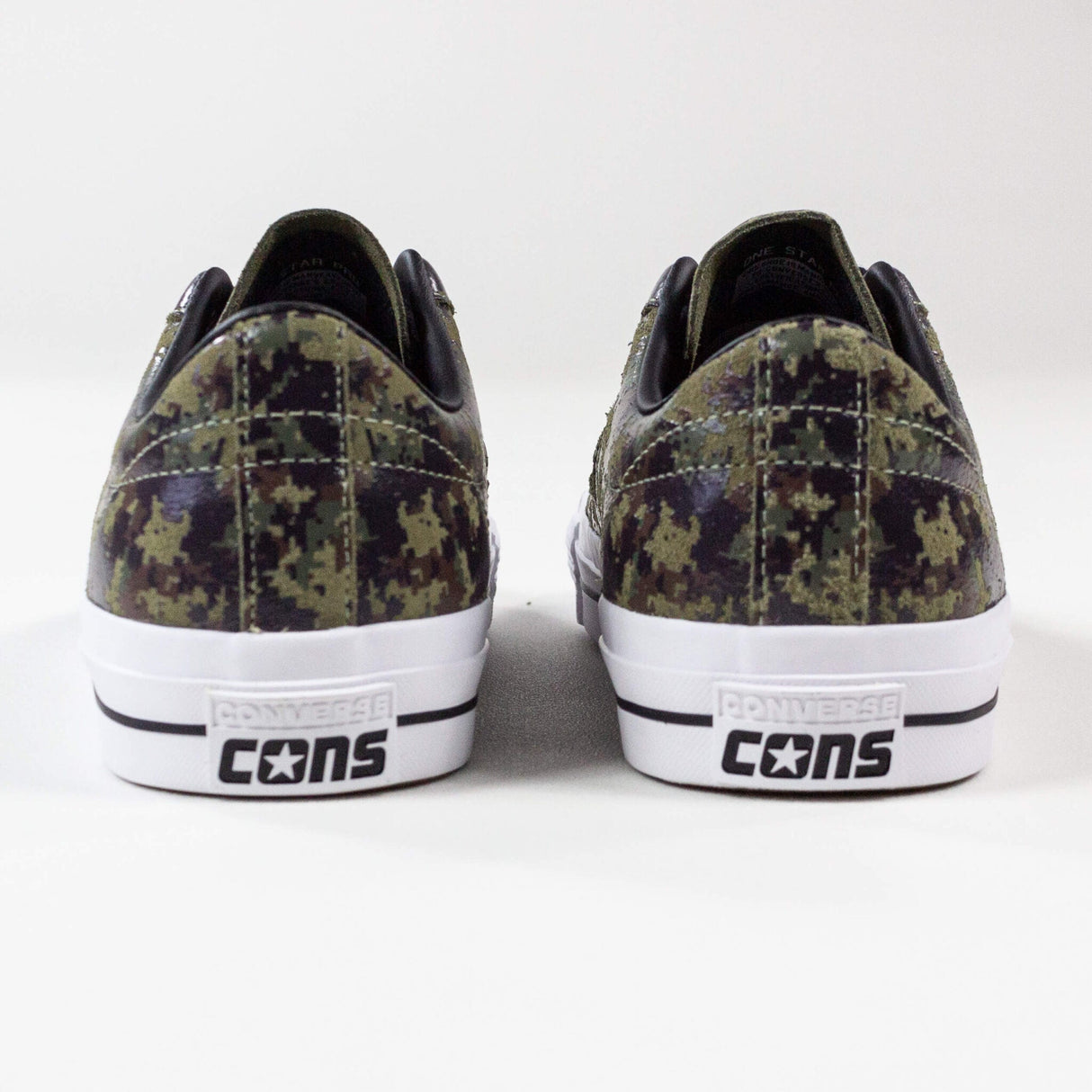 Converse One Star Pro Ox Shoes- Velvet Brown / Herbal / White