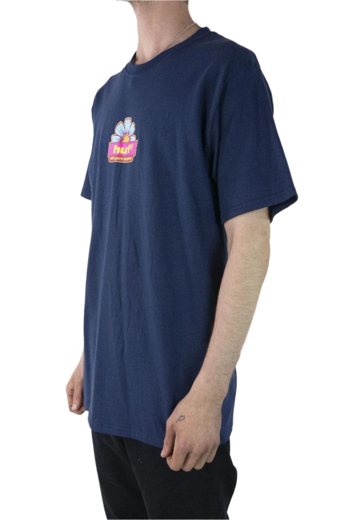 HUF 100% Pure T-Shirt - Navy