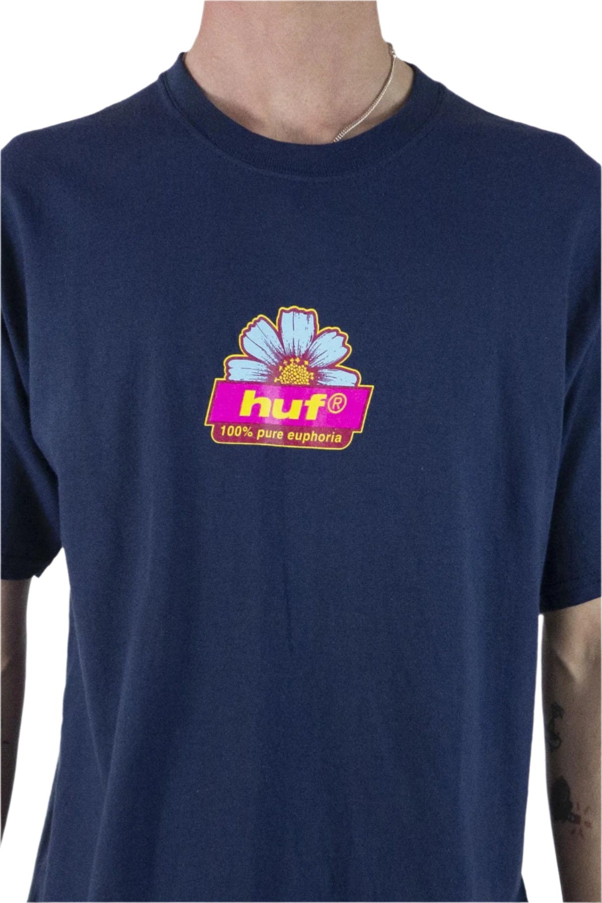 HUF 100% Pure T-Shirt - Navy