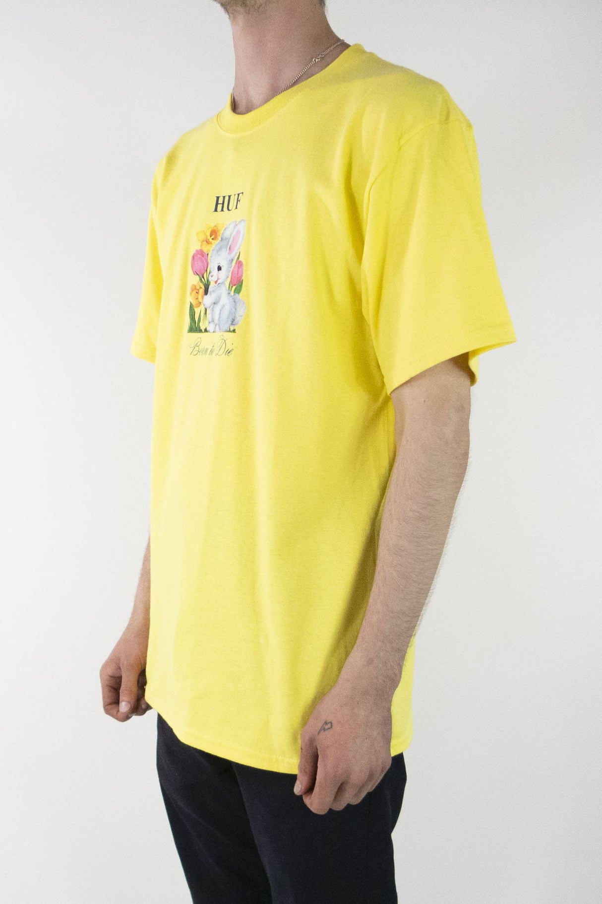 HUF Born To Die T-Shirt - Yellow