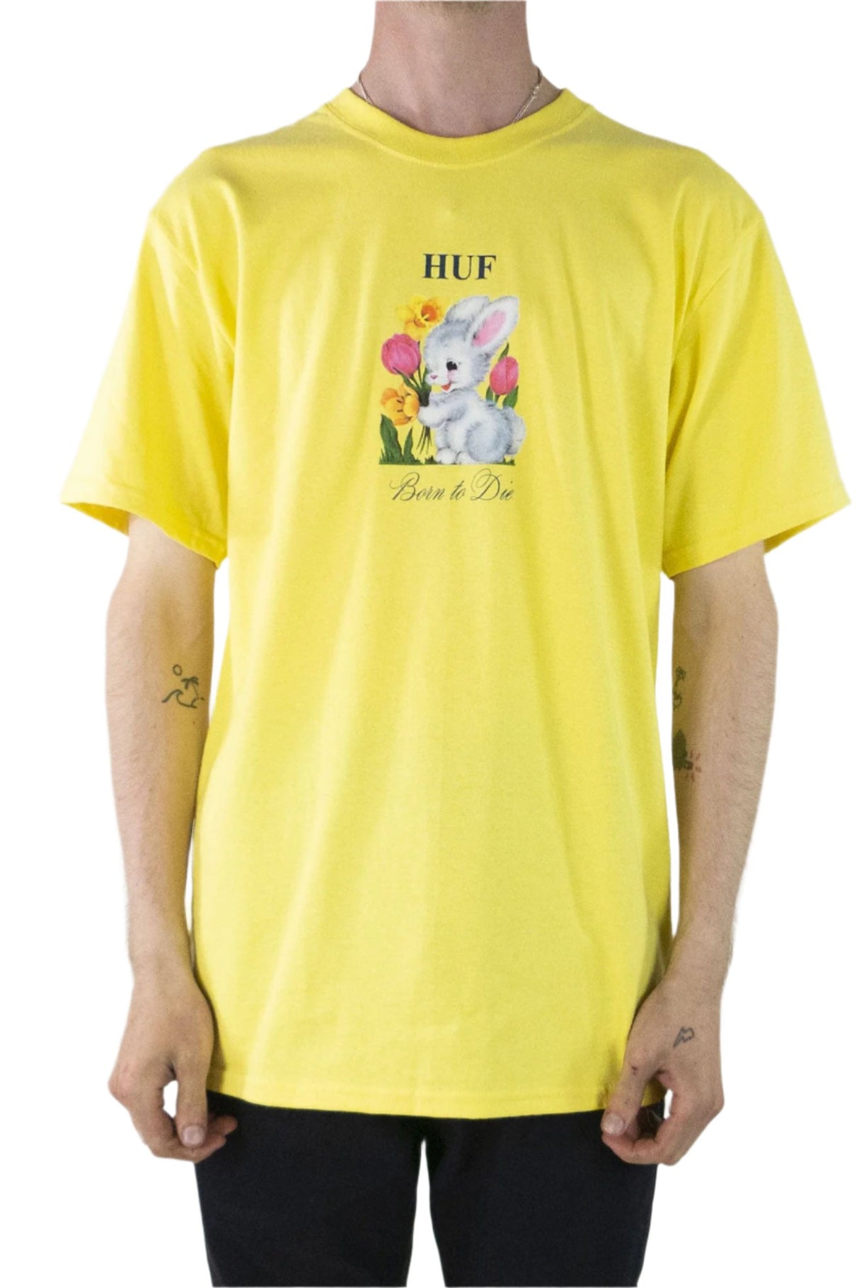 HUF Born To Die T-Shirt - Yellow