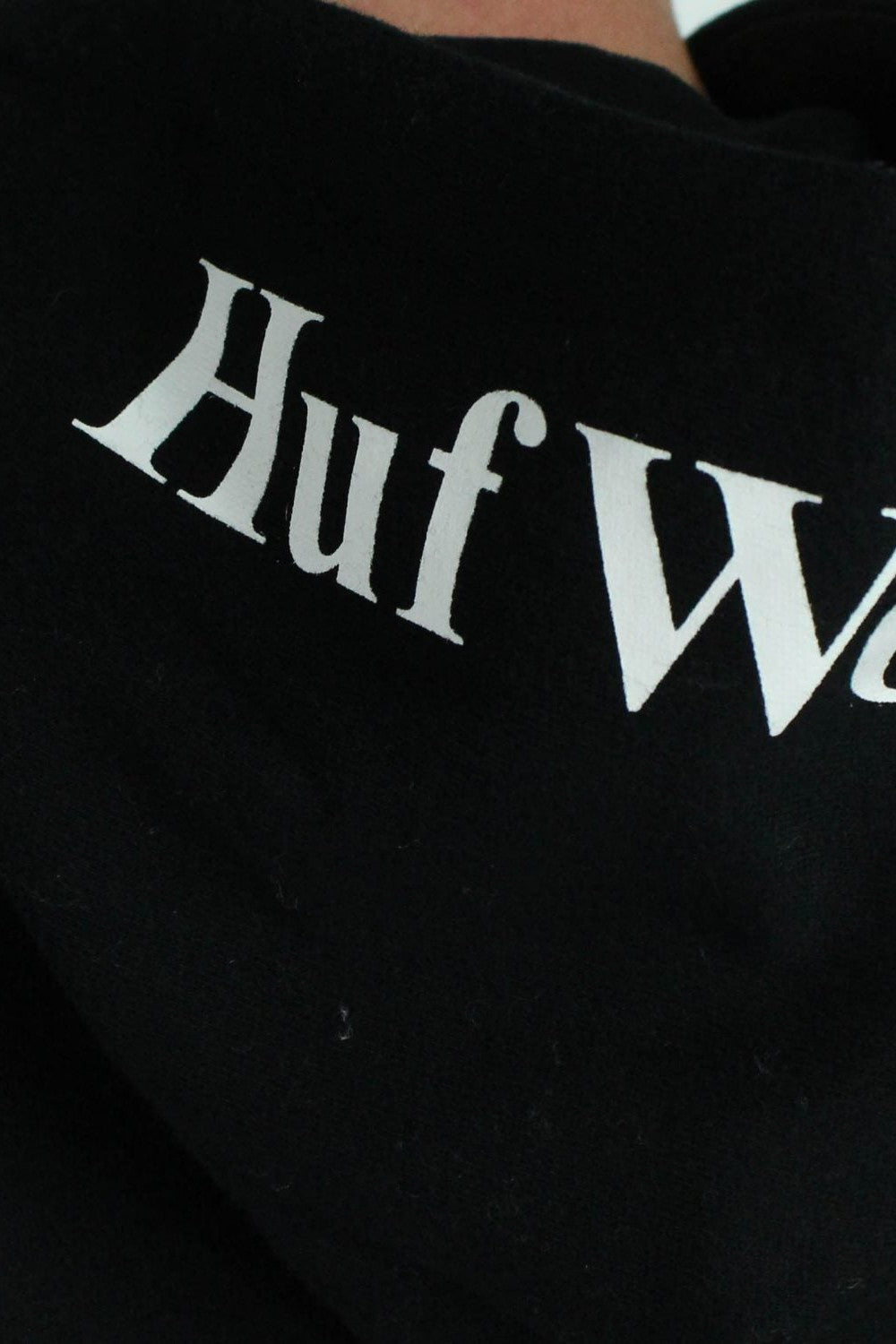 HUF Box Logo Pullover Hooded Sweatshirt - Black