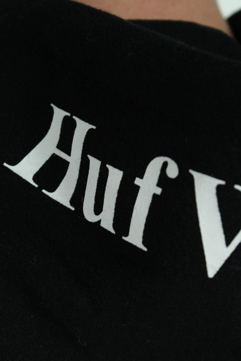 HUF Box Logo Pullover Hooded Sweatshirt - Black