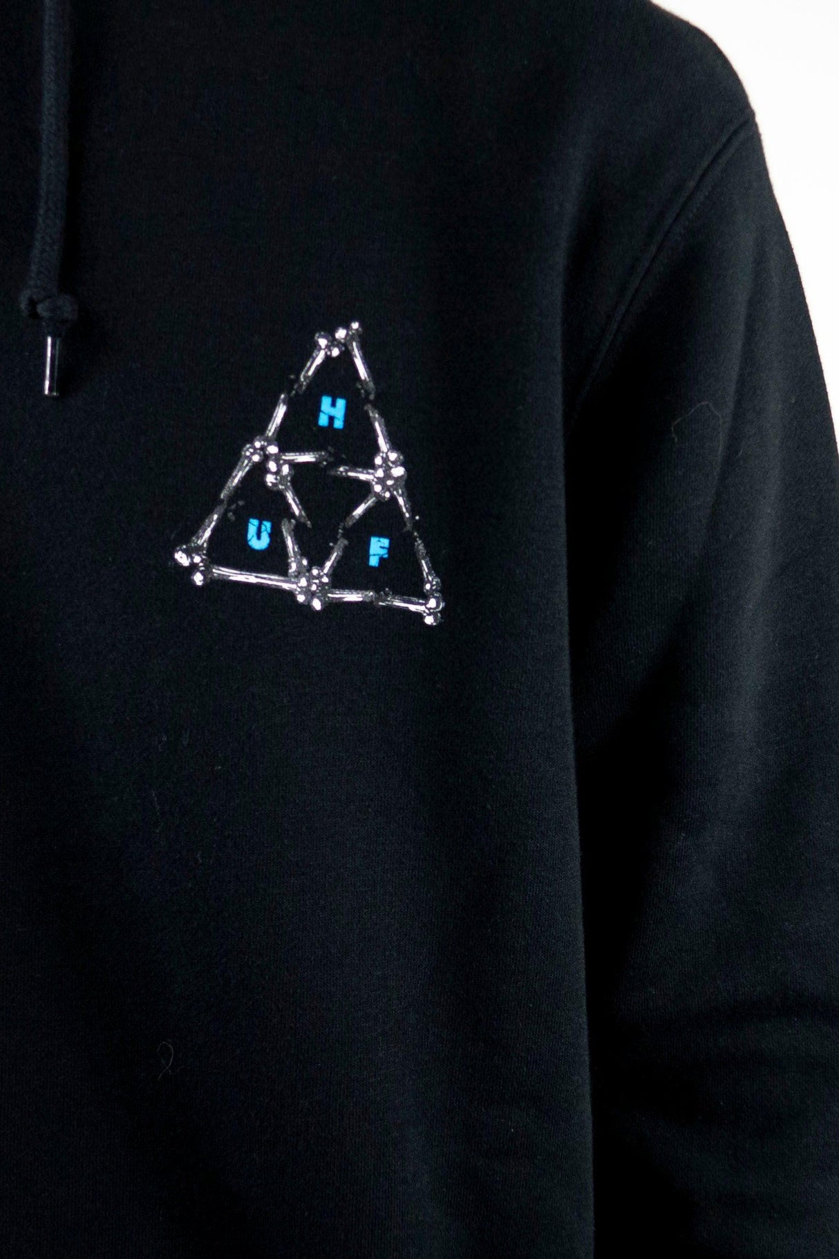 HUF Broken Bones Triple Triangle Hoodie - Black