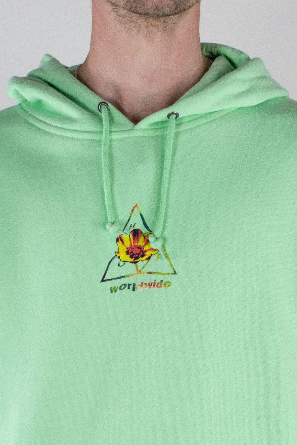 HUF Come Down Hoodie- Neo Mint