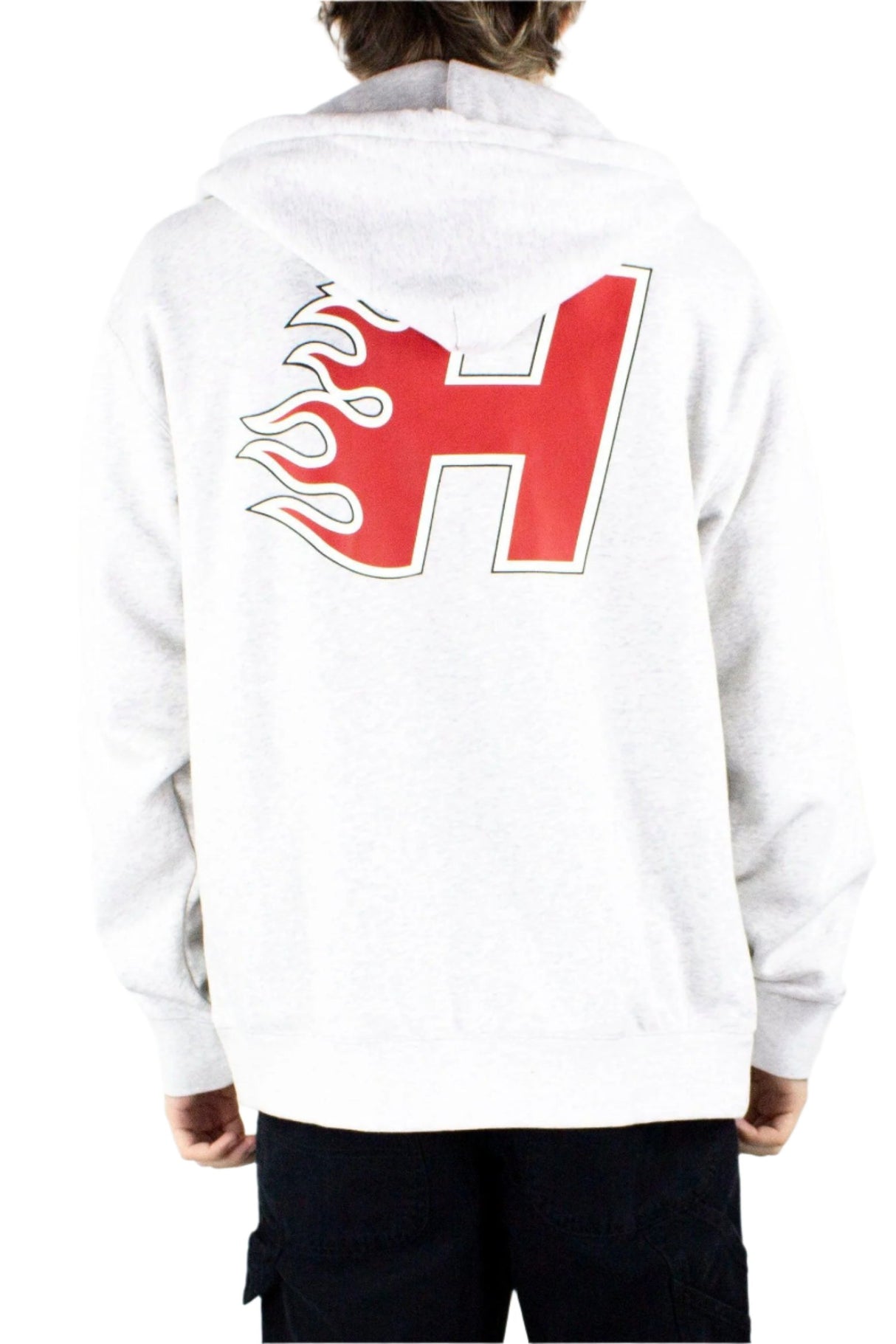 HUF Enforcer Full Zip Hoodie - Ash Heather