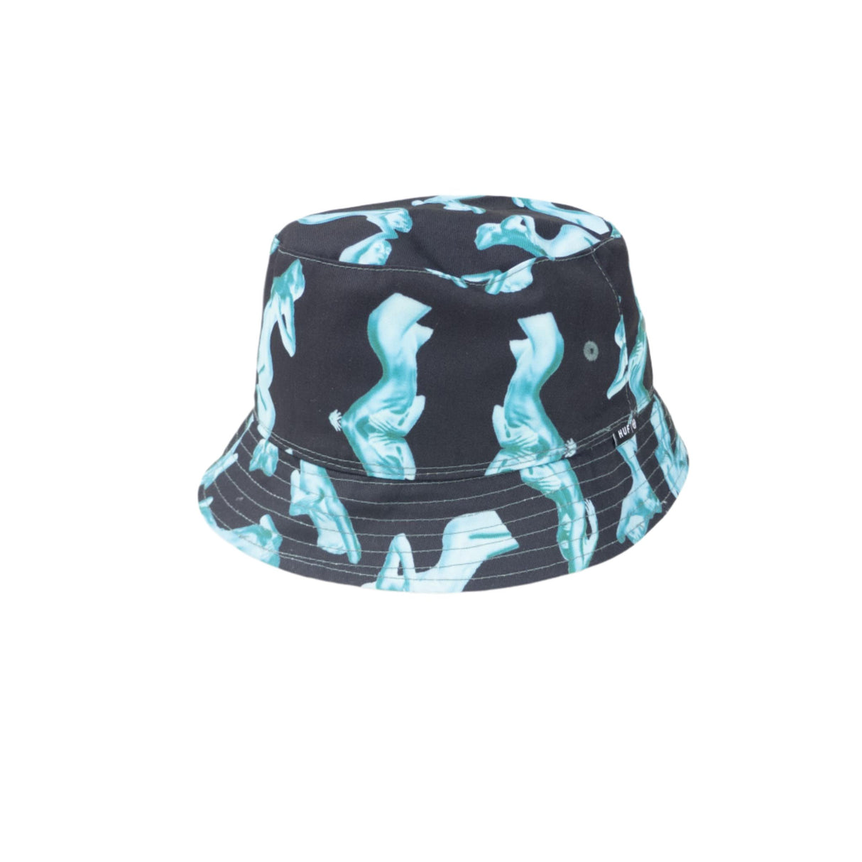 HUF HER Reversible Bucket Hat - White/Black/Blue