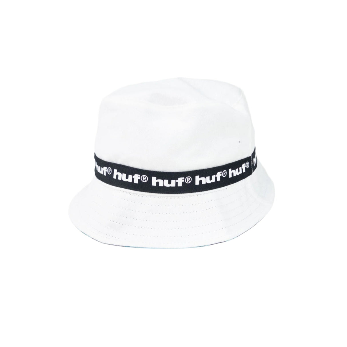 HUF HER Reversible Bucket Hat - White/Black/Blue