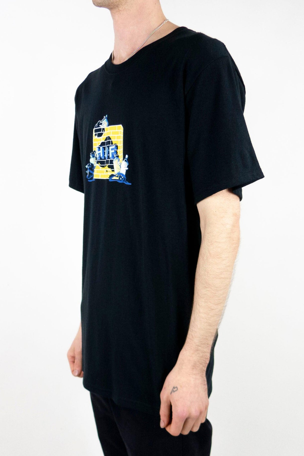 HUF High Gloss Headache T-Shirt - Black