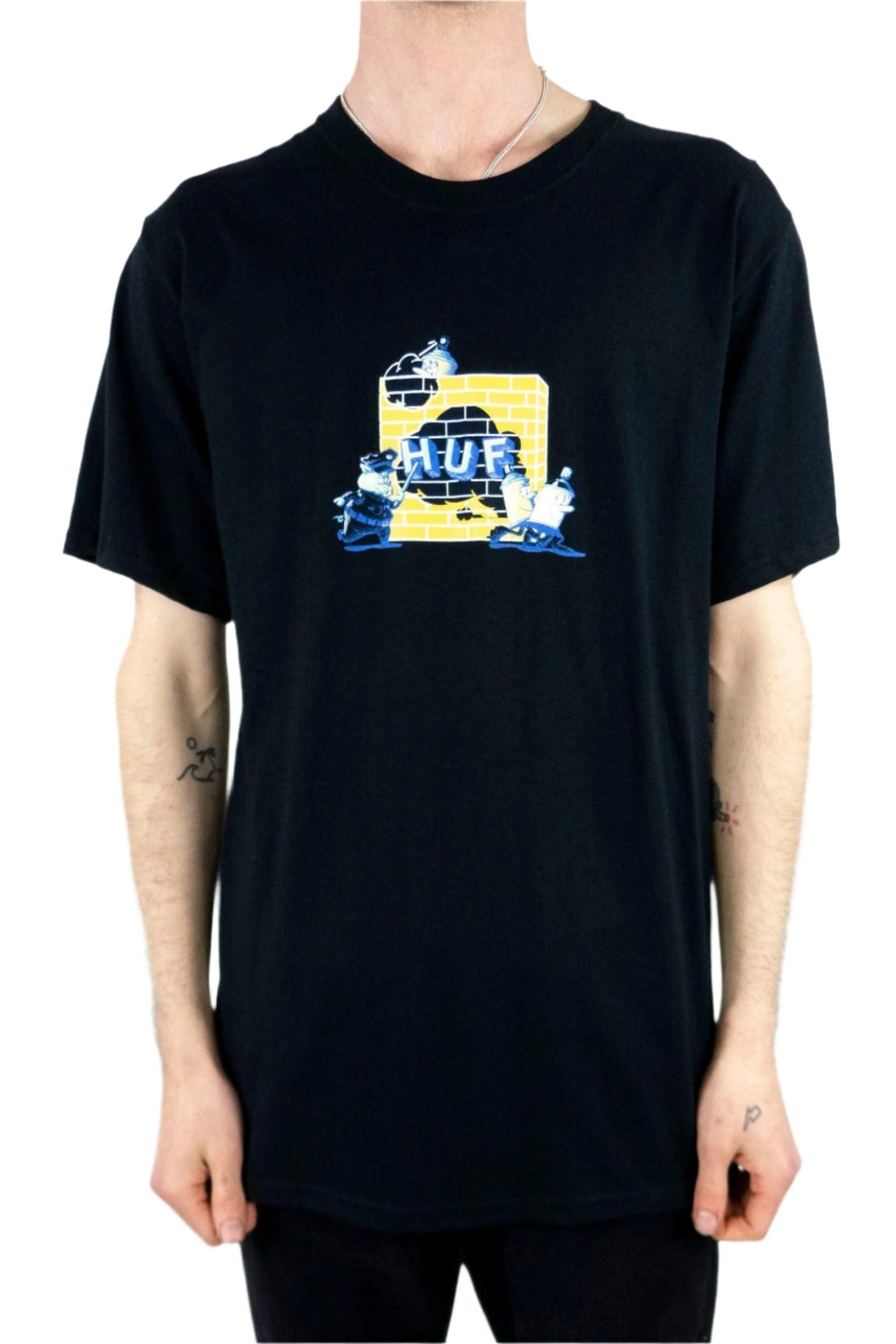 HUF High Gloss Headache T-Shirt - Black