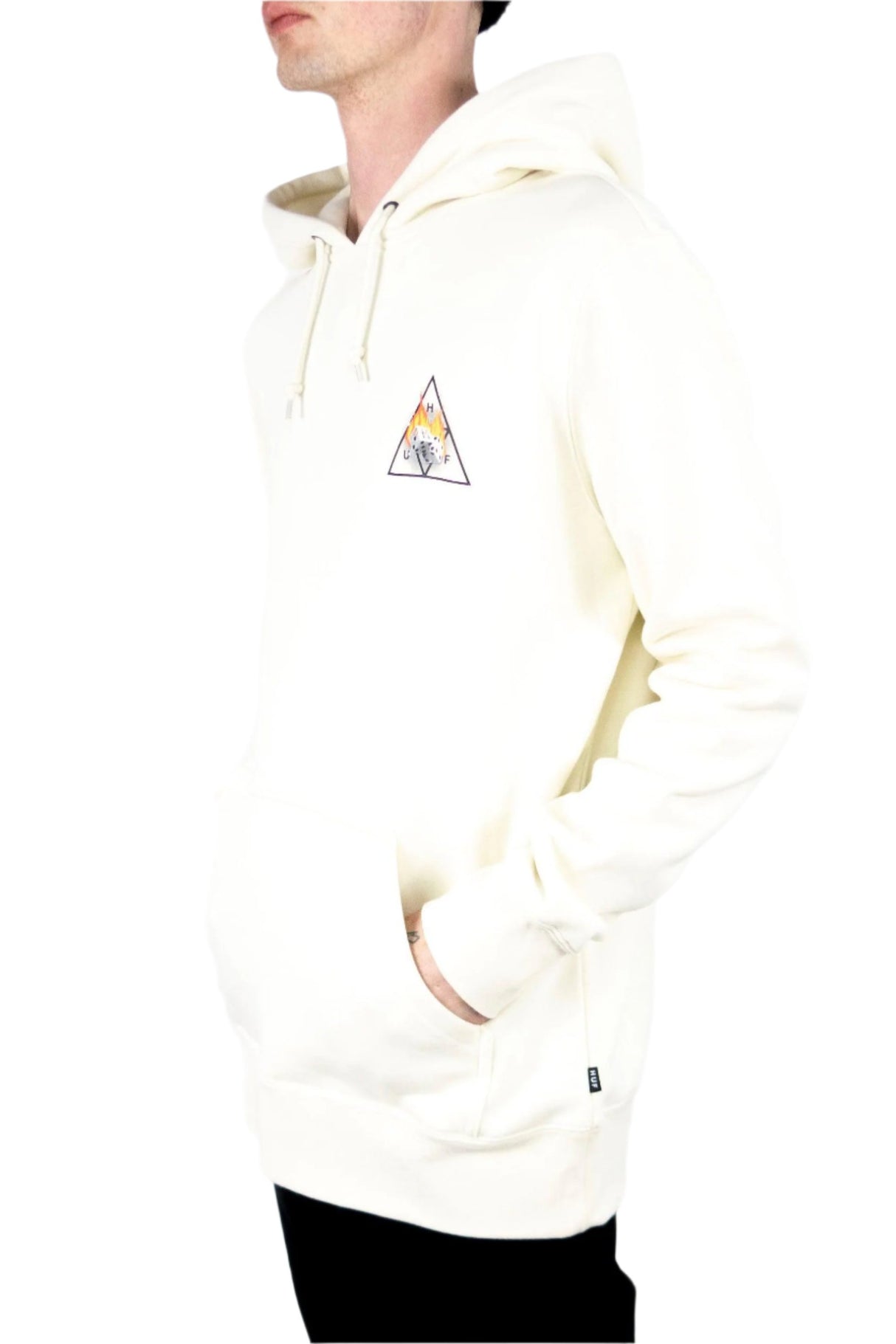 HUF Hot Dice Triple Triangle Hoodie - Natural