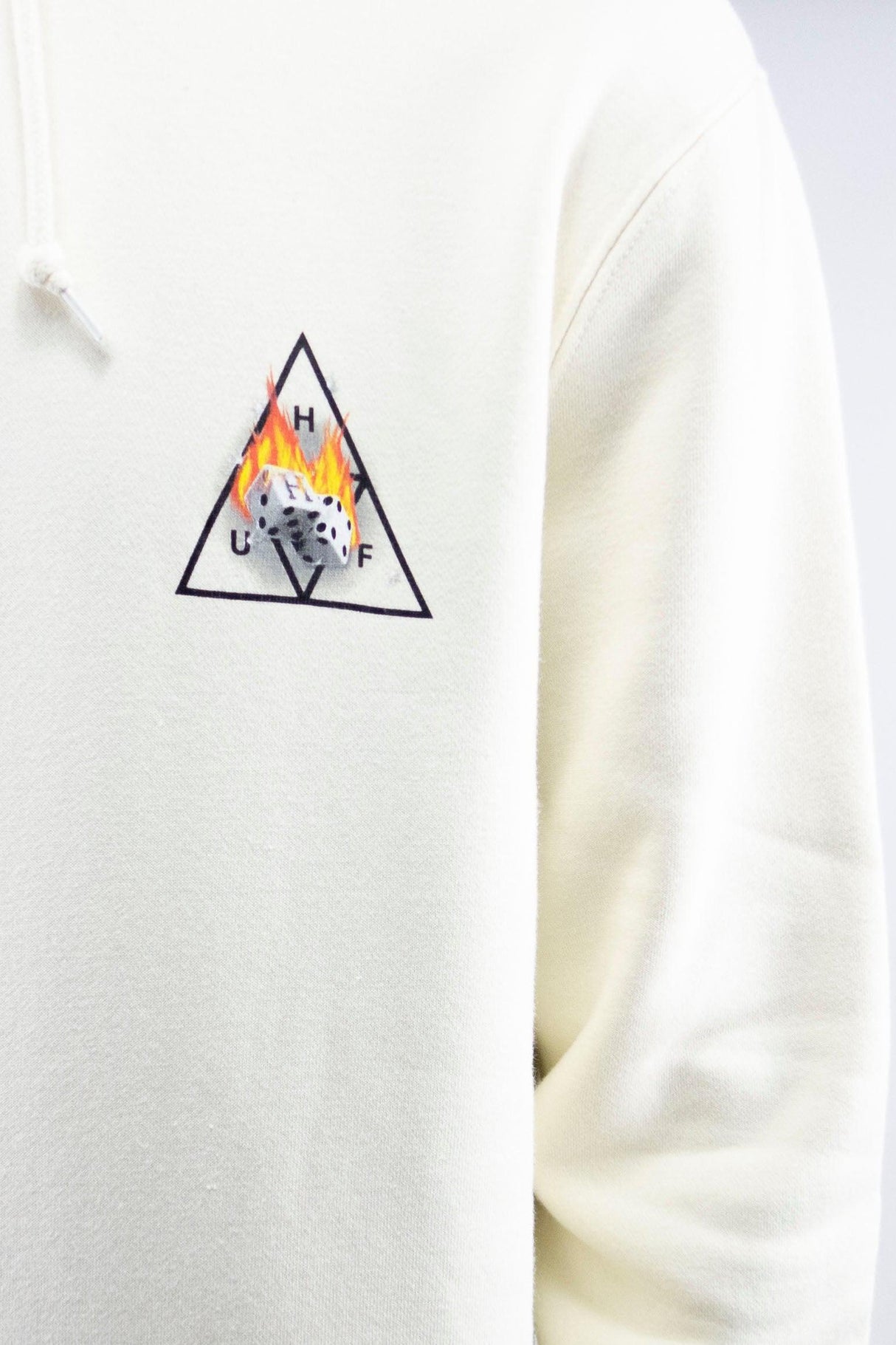 HUF Hot Dice Triple Triangle Hoodie - Natural