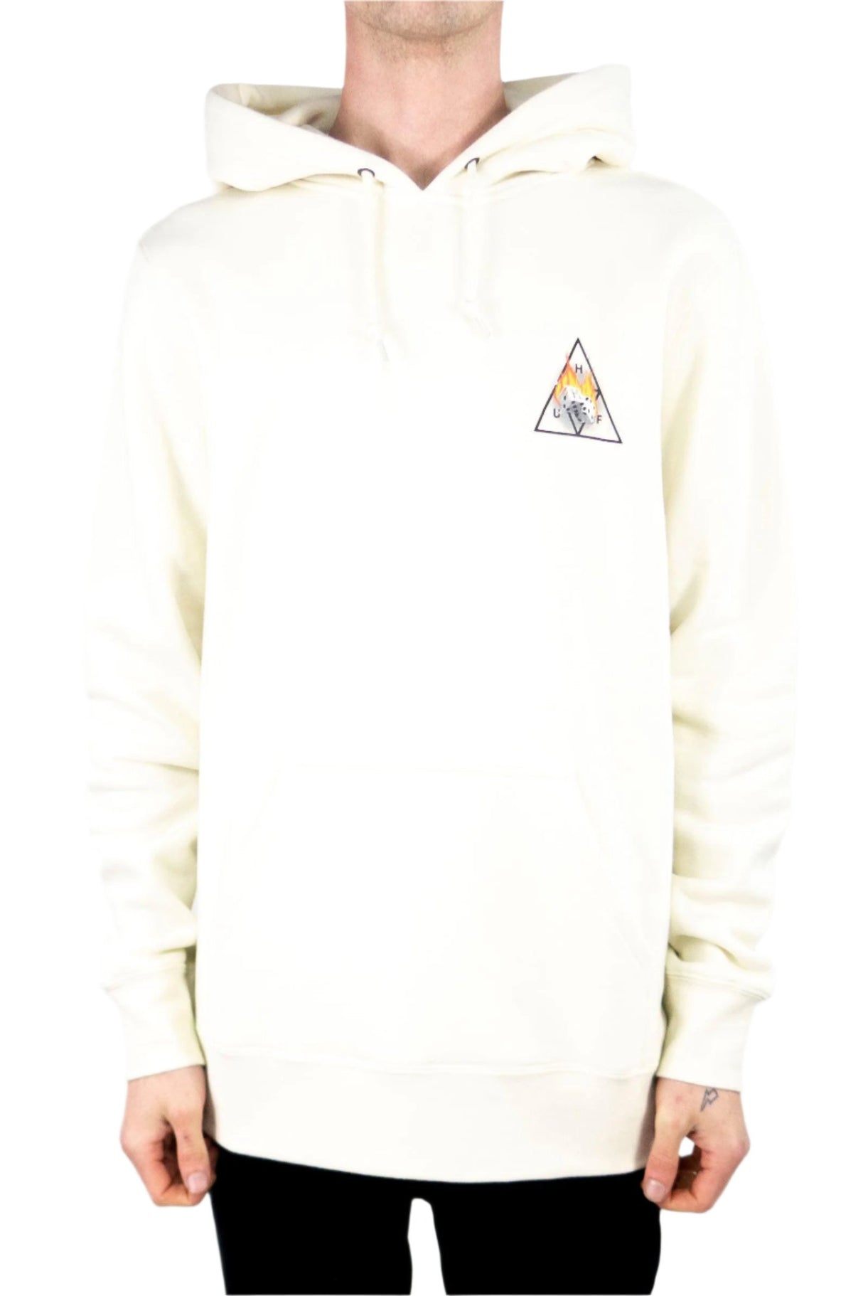 HUF Hot Dice Triple Triangle Hoodie - Natural