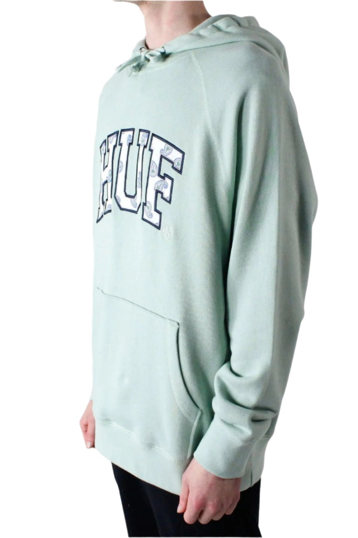 HUF Paisley Pullover Hoodie - Beryl Green