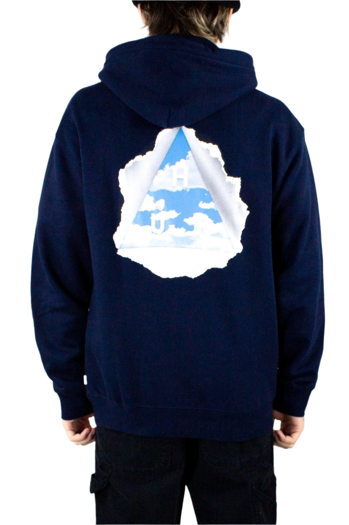 HUF Tear You A New One Hoodie - Navy