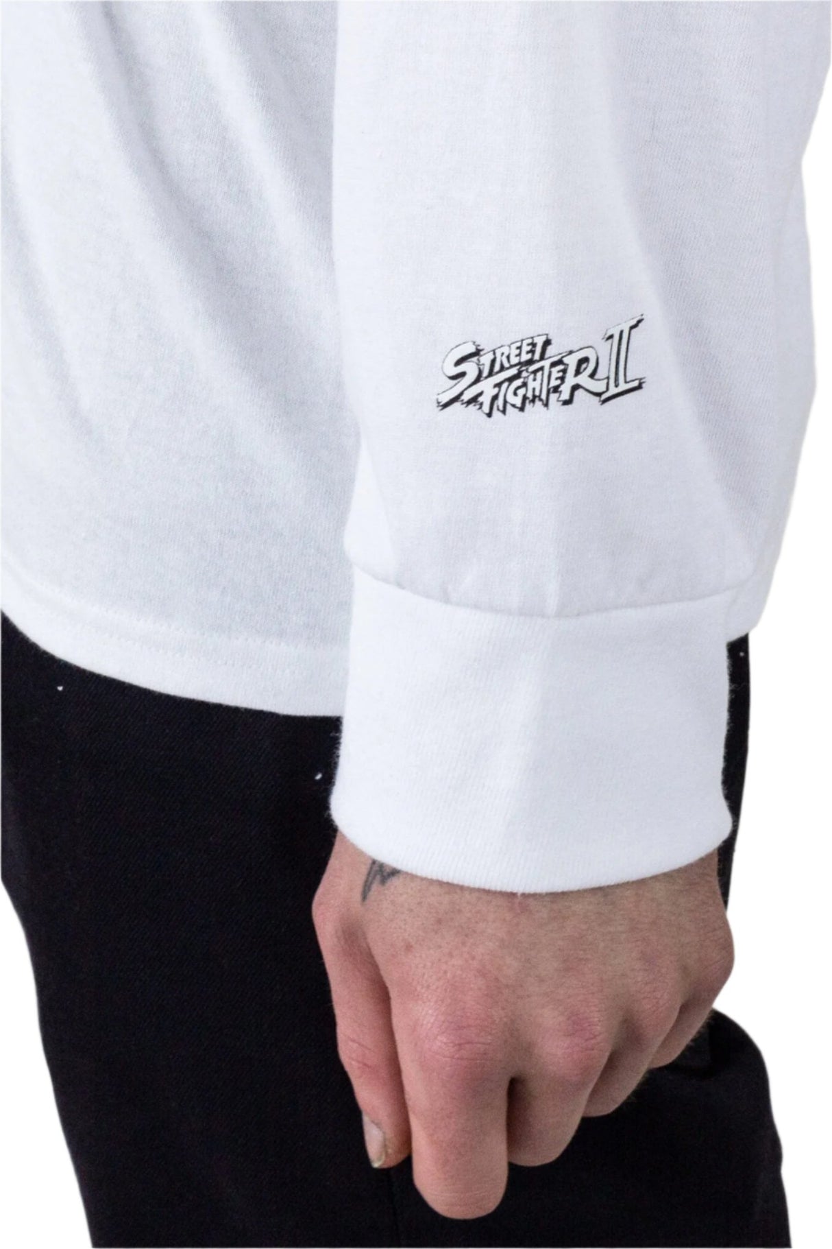 HUF X Street Fighter Chun-Li Longsleeve T-Shirt- White