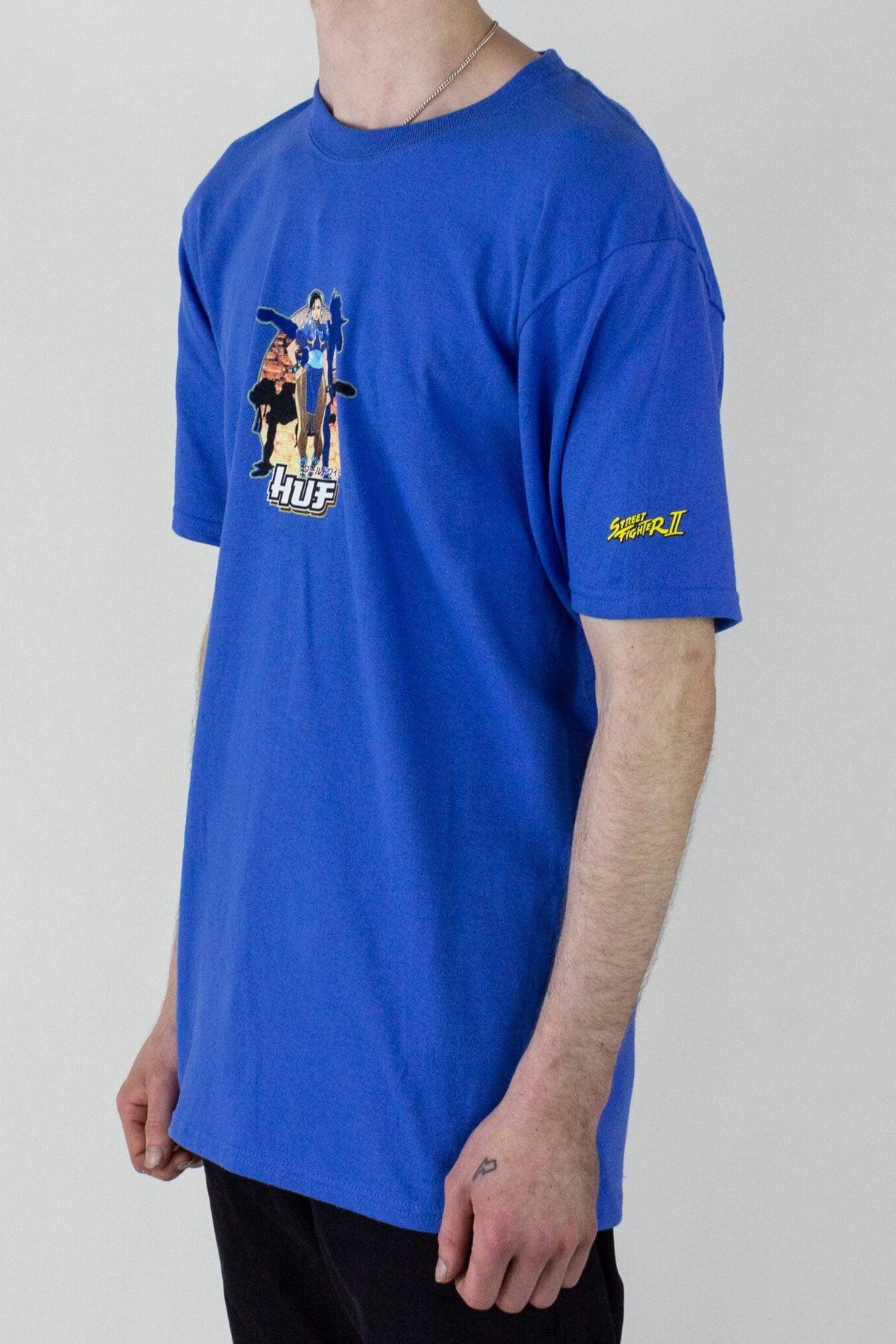 HUF X Street Fighter Chun-Li T-Shirt- Royal Blue
