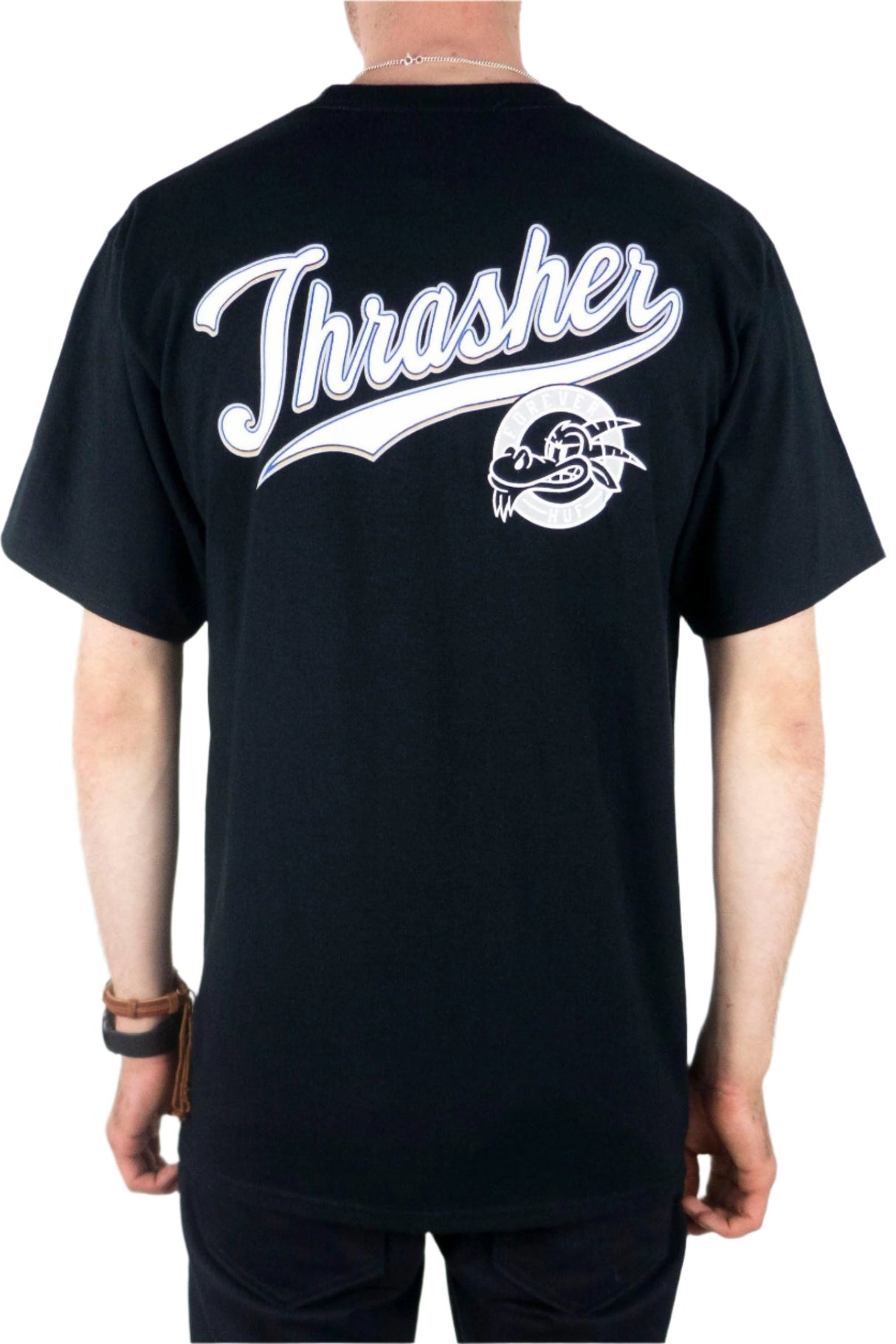 HUF x Thrasher Portola T-Shirt - Black