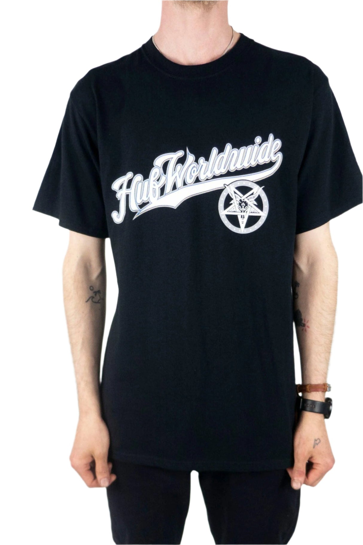 HUF x Thrasher Portola T-Shirt - Black