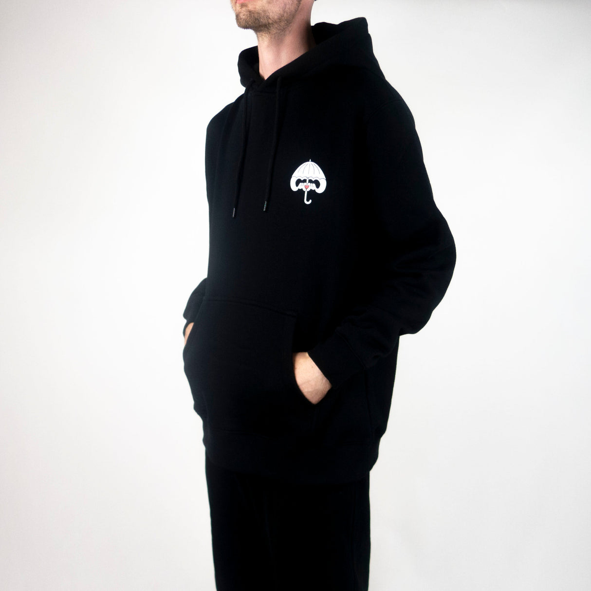 Helas Luvu Hoodie - Black