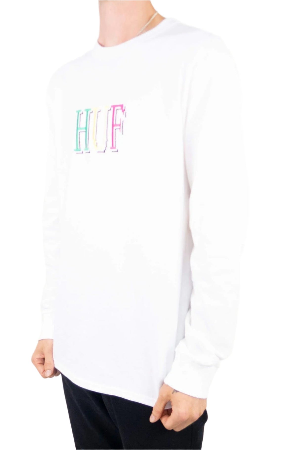 Huf 8-Bit Long Sleeve T-Shirt - White
