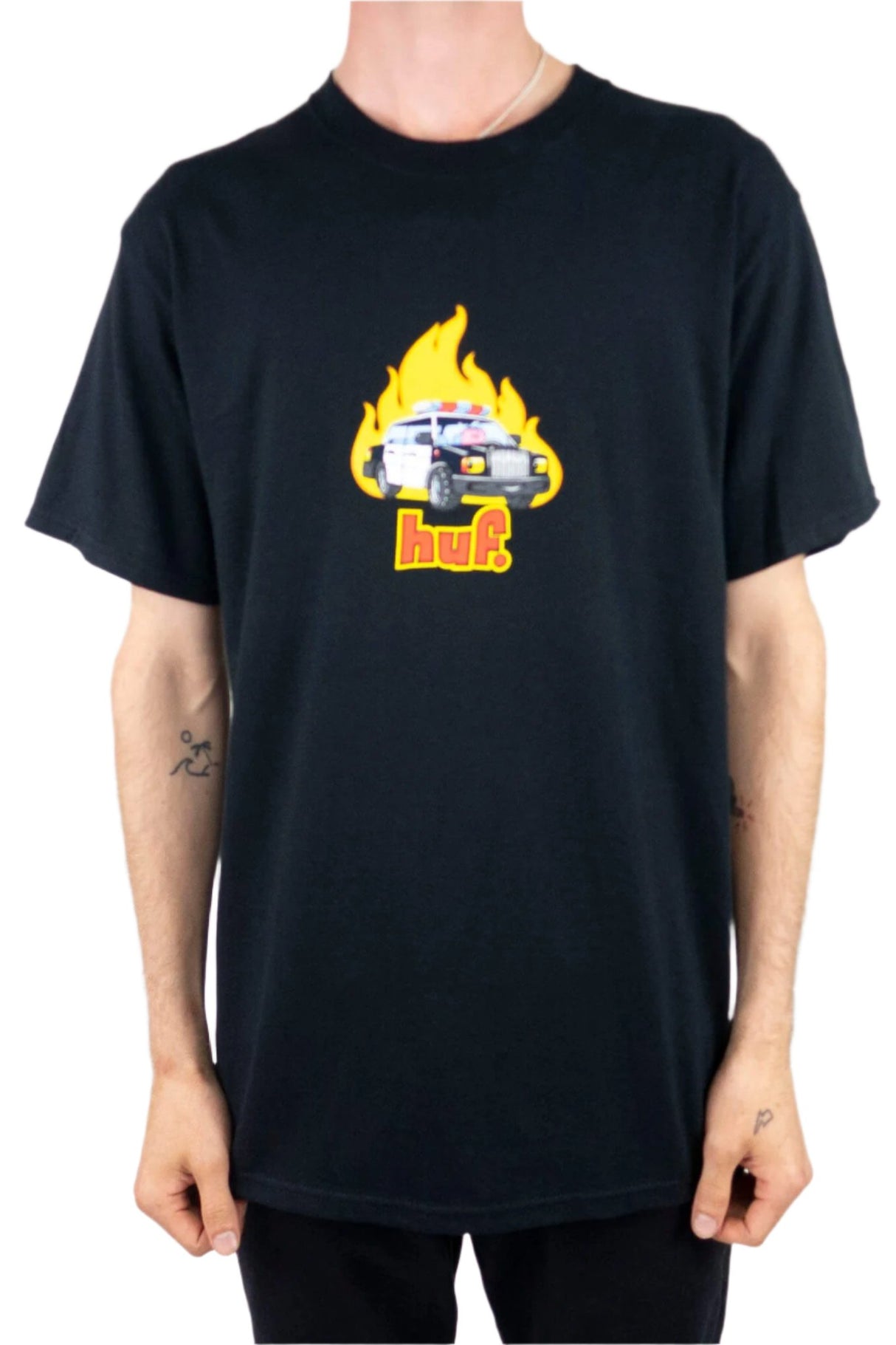 Huf Roasted T-Shirt - Black